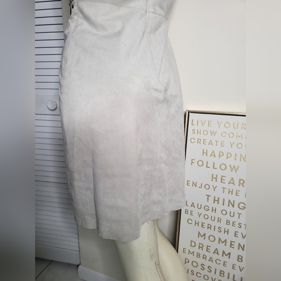 International Concepts 30th Anniversaries Size 4 Warm Vanilla A-lin Dress - Picture 4 of 8